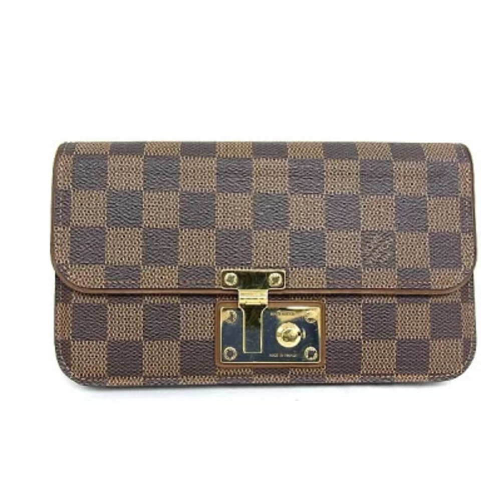Louis Vuitton Damier Wallet Purse Portefeuille Ascot Clutch